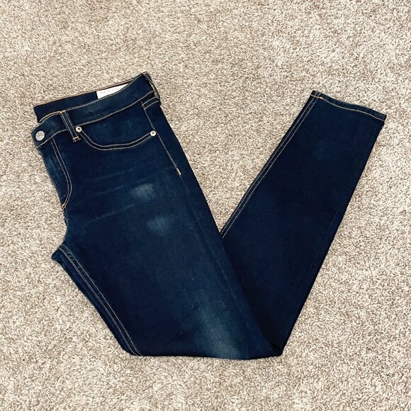 Rag and Bone Skinny Jeans in Coventry Dark Wash Size 31 - Picture 4 of 6